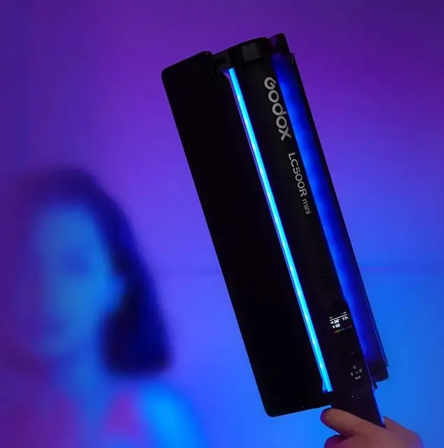 Godox LC500R Mini RGBWW LED Light Stick Tube lys Full Color m/batterigrep 