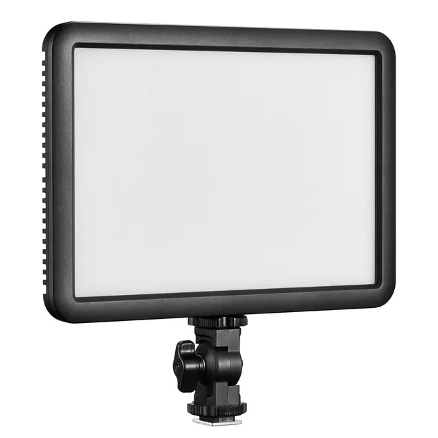 Godox LDP18Bi LED Video Light Panel Bi-C LED lampe 2800-6500K. AC-strømadapter 