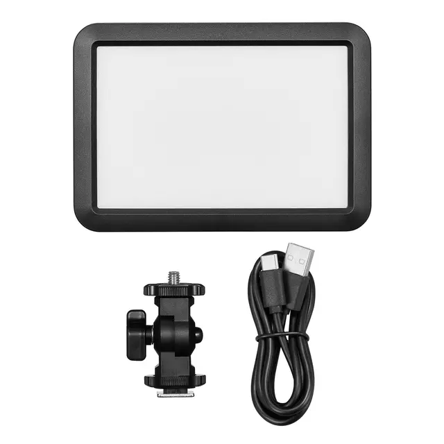 Godox LDP8Bi LED Video Light Panel LED lampe 2800-6500K. USB-C strøm +NP-F 