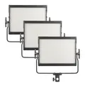 Godox Litemons LP600R K3 RGB LED Panel Black. 60W. 3-light kit
