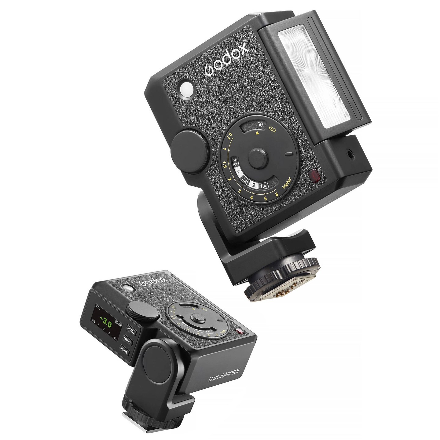 Godox Lux Junior II Retro TTL Flash Sort Kamerablts Canon/Nikon/Fuji/OM/Pentax