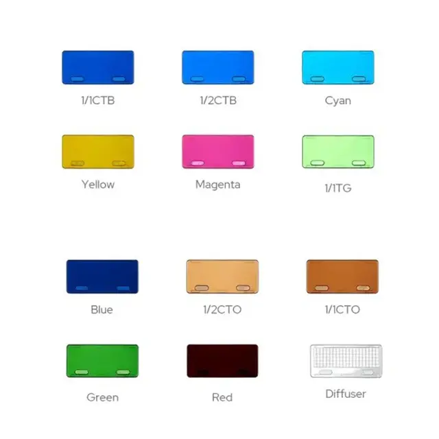 Godox MA02 Magnetic iFlash Filter KIT 12 stk Magnetfilter for iT32+ iT30 blits 