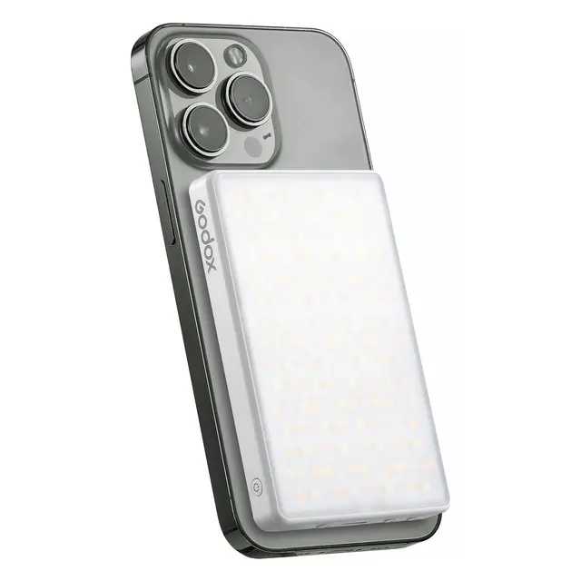 Godox MA5R RGB LED Light and Power Bank For mobil. White 