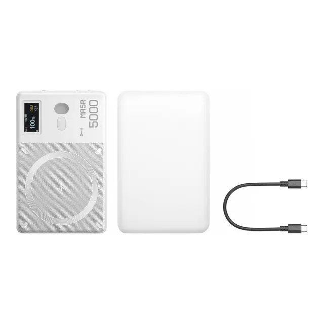 Godox MA5R RGB LED Light and Power Bank For mobil. White 