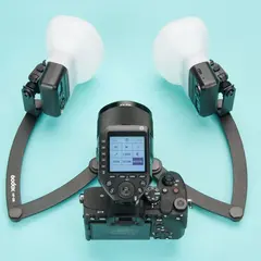 Godox Twin Light Bracket MF-DB Macroblits arm. Brakett for 2stk MF12