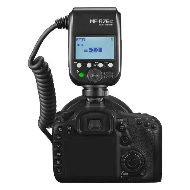 Godox MF-R76C TTL Macro Ring Flash Canon Makro Ringblits Canon TTL 