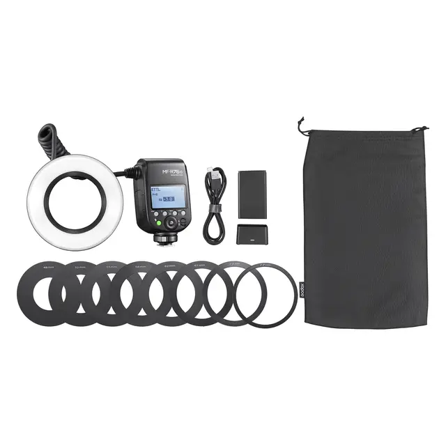 Godox MF-R76C TTL Macro Ring Flash Canon Makro Ringblits Canon TTL 