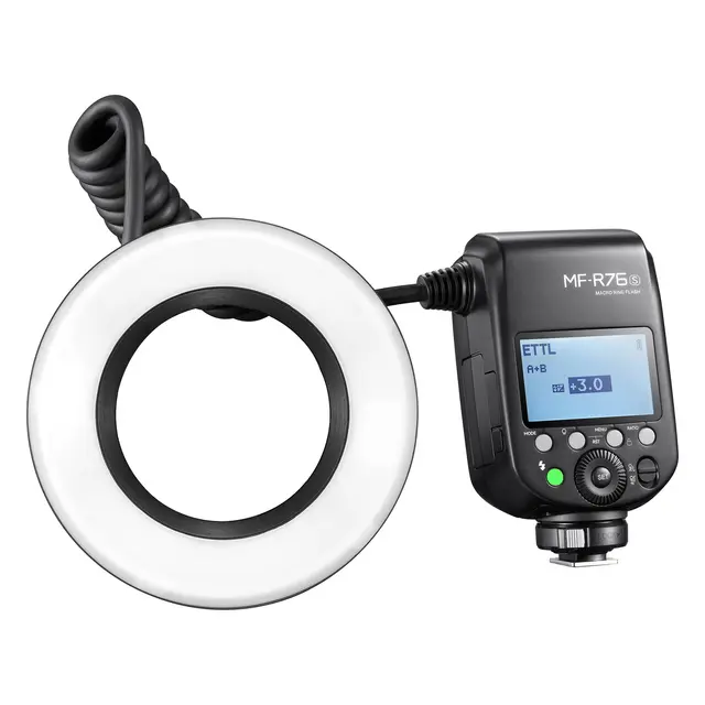 Godox MF-R76S TTL Macro Ring Flash Sony Makro ringblits til Sony A TTL 