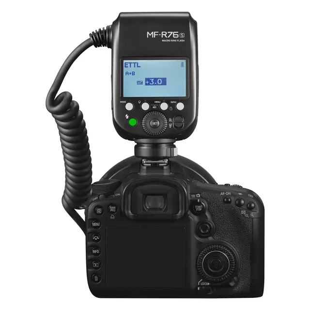 Godox MF-R76S TTL Macro Ring Flash Sony Makro ringblits til Sony A TTL 