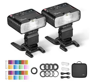 Godox Macro Flash KIT MF12-K2 Komplett makro-blitskit med 2 blitshoder