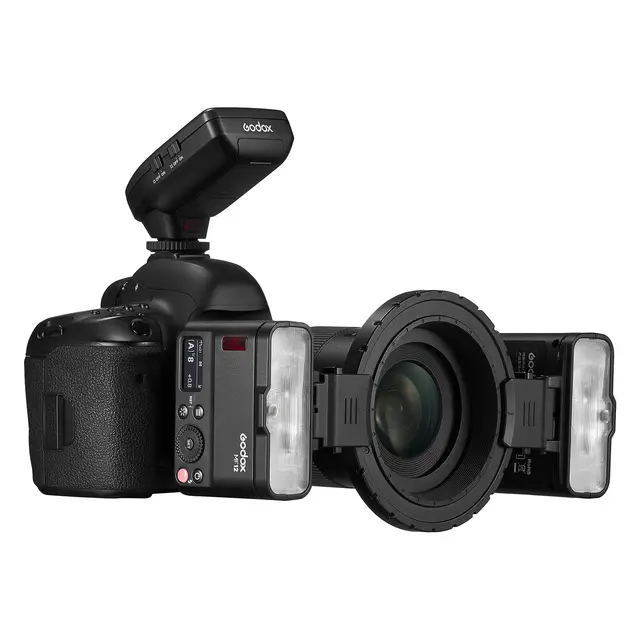 Godox Macro Flash KIT MF12-K2 Komplett makro-blitskit med 2 blitshoder 