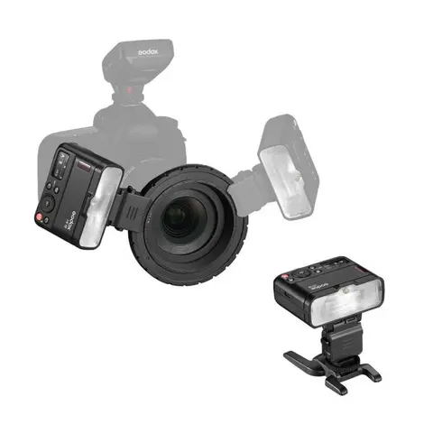 Godox Macro Flash MF12 KIT Komplett makro-blitskit med 2 blitshoder
