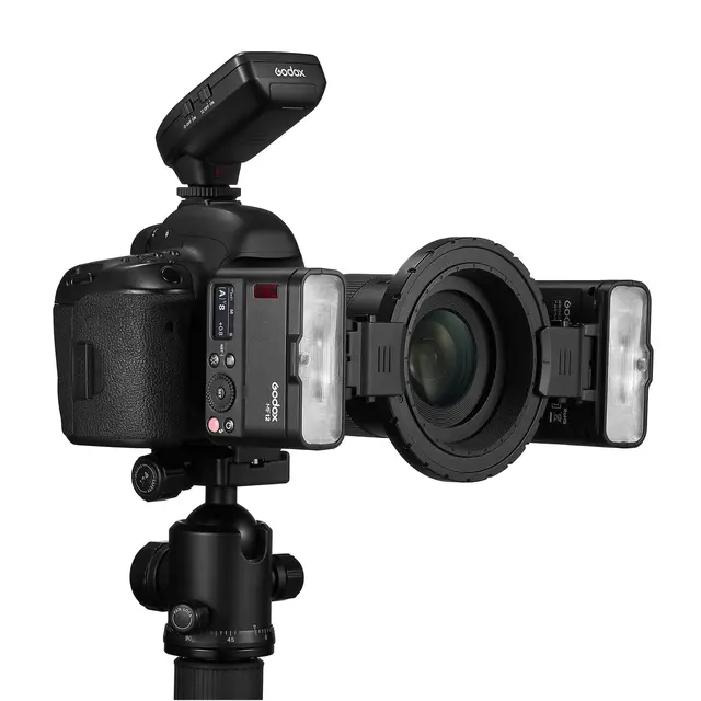 Godox Macro Flash KIT MF12-K2 Komplett makro-blitskit med 2 blitshoder 