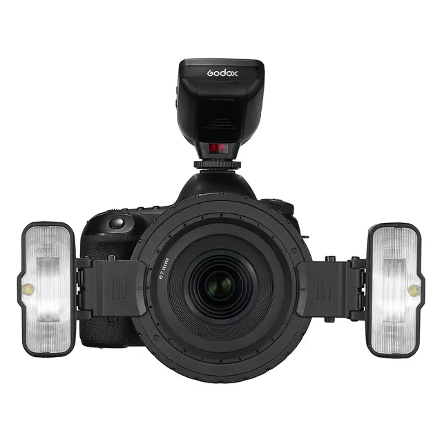 Godox Macro Flash KIT MF12-K2 Komplett makro-blitskit med 2 blitshoder 