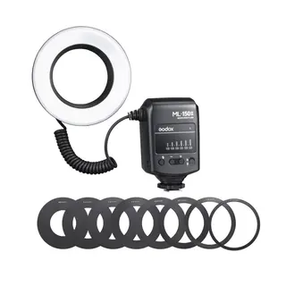 Godox Macro Ring Flash ML-150II Ringblits Adapter opptil &#248;77mm
