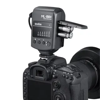 Godox Macro Ring Flash ML-150II Ringblits Adapter opptil &#248;77mm