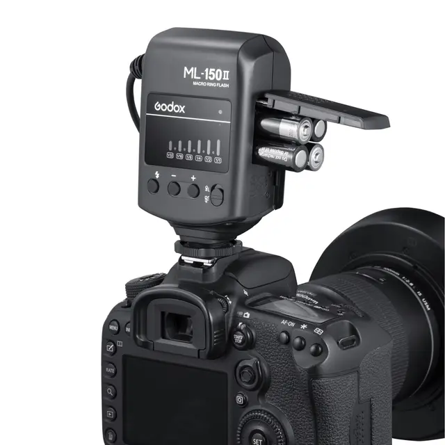 Godox Macro Ring Flash ML-150II Ringblits Adapter opptil ø77mm 