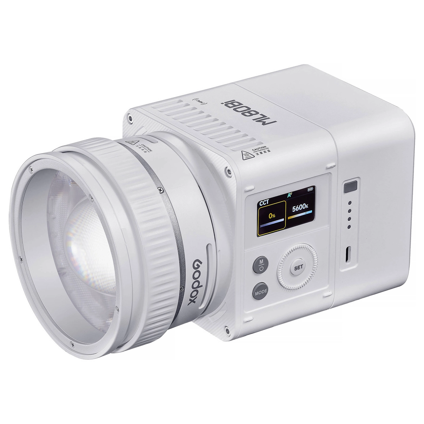 Godox ML80Bi Bi-color LED Video Light Portabel Zoom LED lampe 2800-6500K