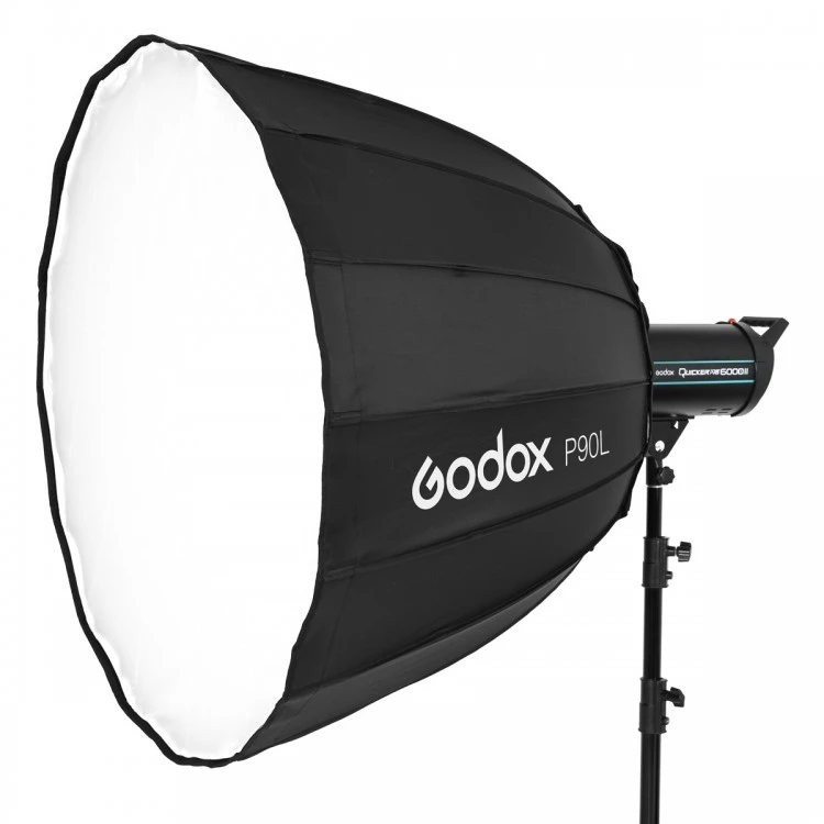 Godox P90L Parabolic Softbox 90cm med Bowens Mount ø 90cm 16 spiler