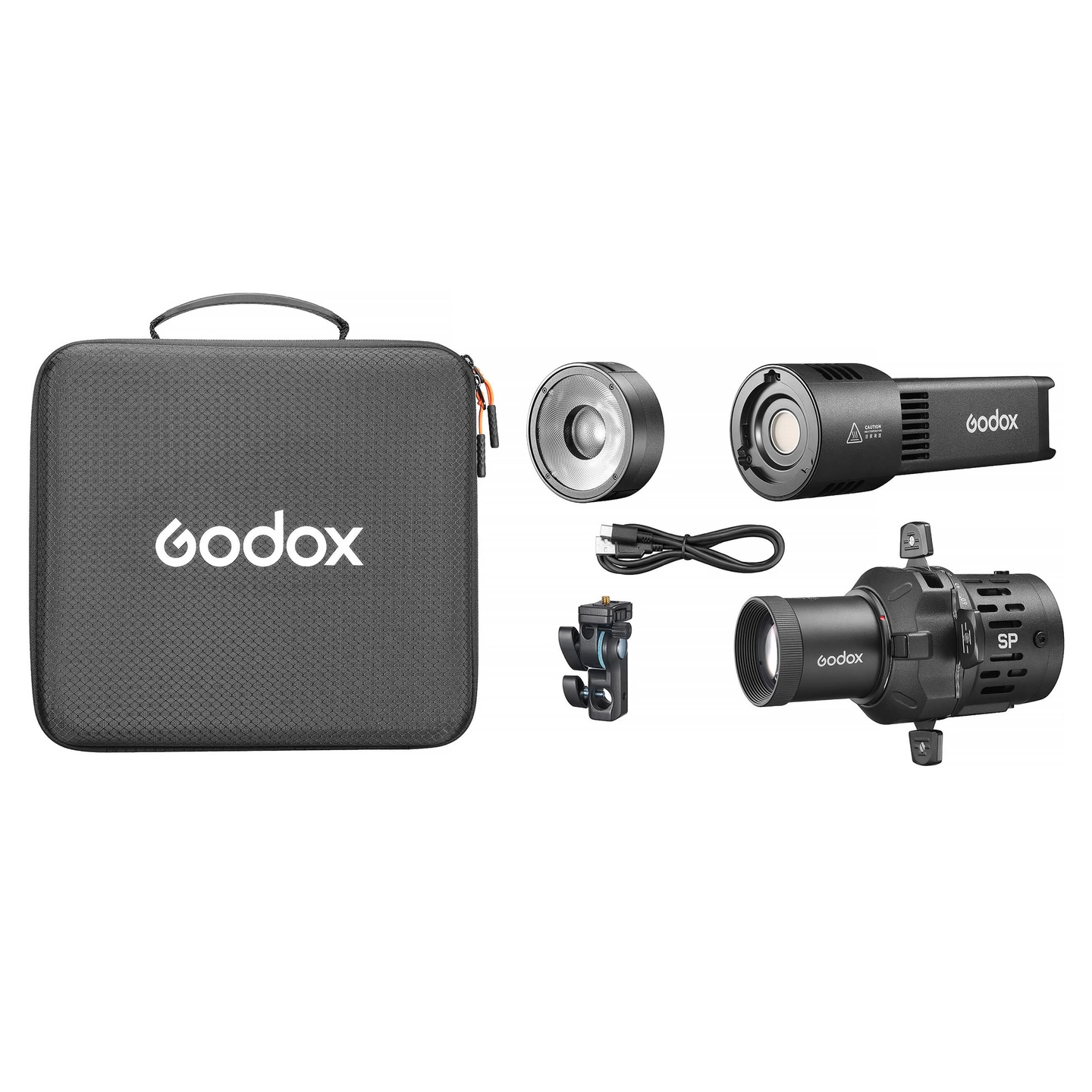 Godox RS100Bi Bi-Color 1 Light Kit Lampe med tilbehørspakke