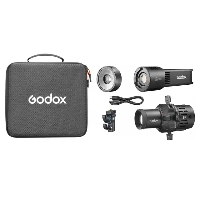 Godox RS100Bi Bi-Color 1 Light Kit Lampe med tilbehørspakke 