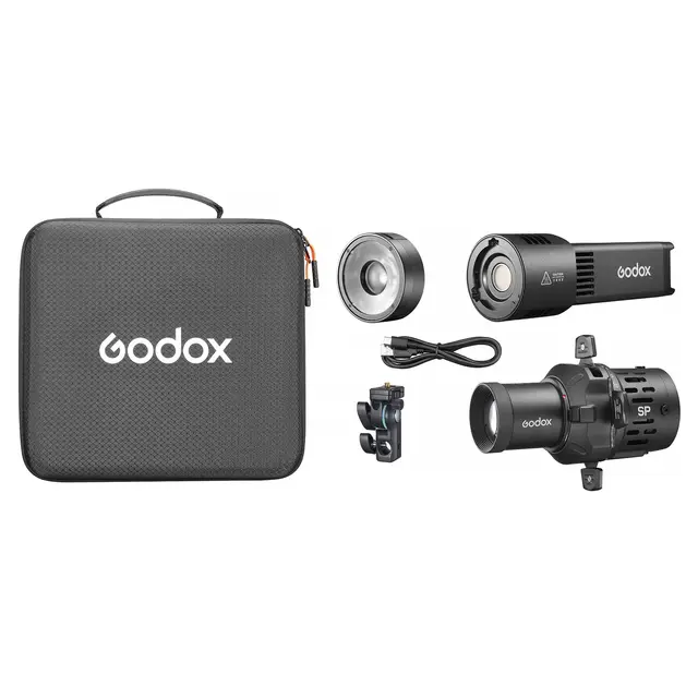 Godox RS100R RGB 1 Light Kit Lampe med tilbehørspakke 