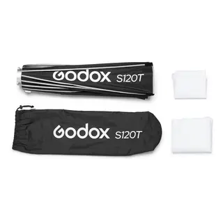 Godox Multifunctional Softbox S120T Softboks paraplyfunksjon Bowens Mount