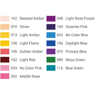 Godox Color gels kit SA-11C 15 Fargefilter 78x78mm Effektfarger