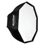 Godox Umbrella Softbox Bowens 120cm Grid Hurtig softboks &#229;ttekantet Bowens feste