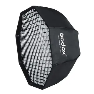 Godox Umbrella Softbox Bowens 120cm Grid Hurtig softboks &#229;ttekantet Bowens feste