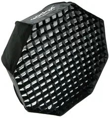 Godox Umbrella Softbox Bowens 80cm Grid Hurtig softboks &#229;ttekantet Bowens feste