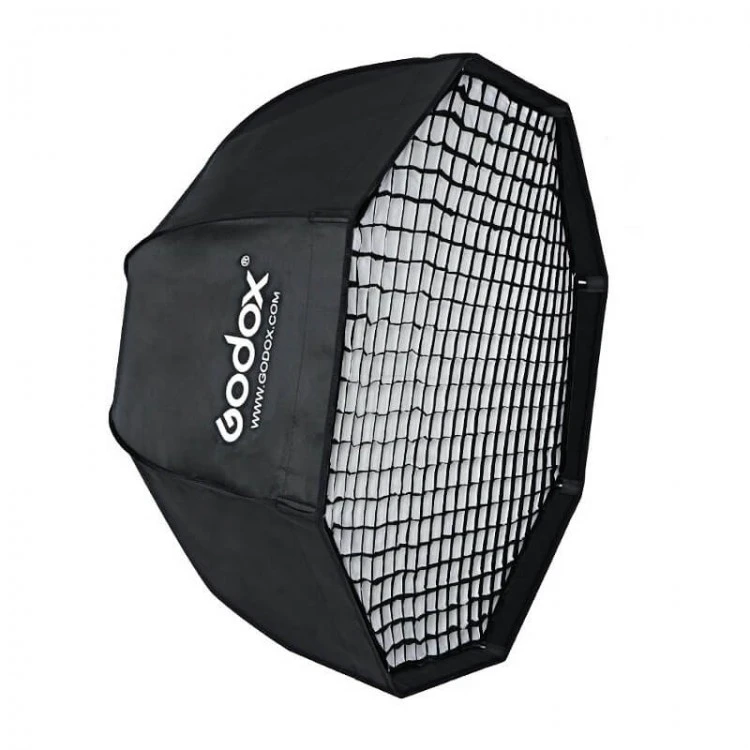 Godox Umbrella Softbox Bowens 95cm Grid Hurtig softboks åttekantet Bowens feste