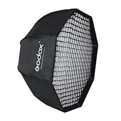 Godox Umbrella Softbox Bowens 95cm Grid Bowens Adapter, Velco, Med Grid