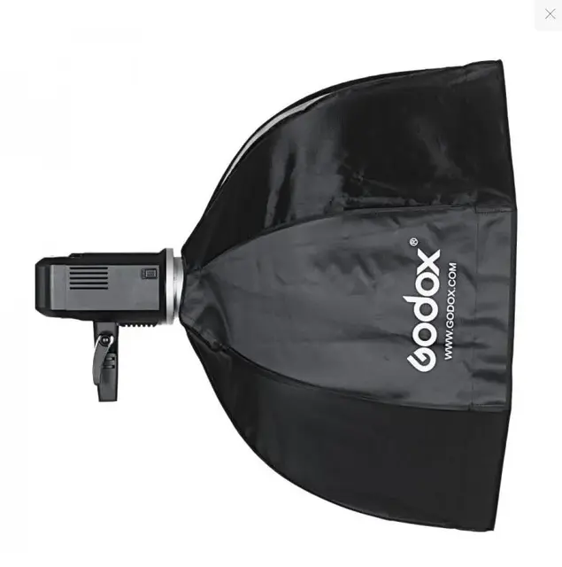 Godox Umbrella Softbox Bowens 95cm Grid Bowens Adapter, Velco, Med Grid 