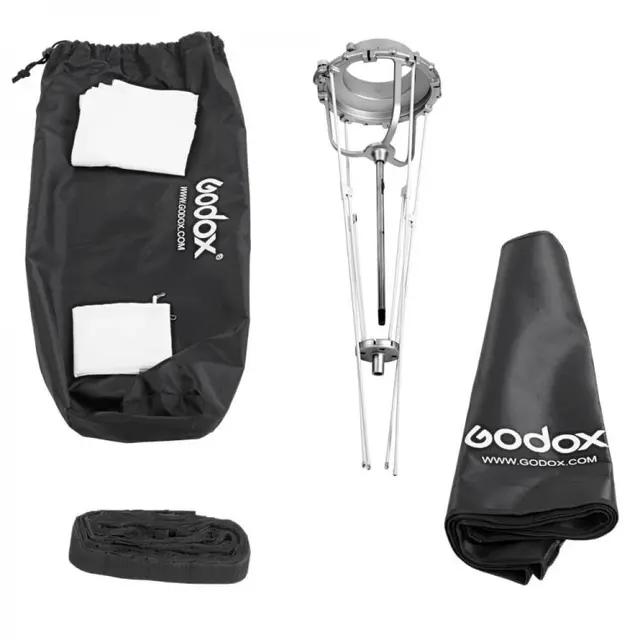 Godox Umbrella Softbox Bowens 95cm Grid Bowens Adapter, Velco, Med Grid 