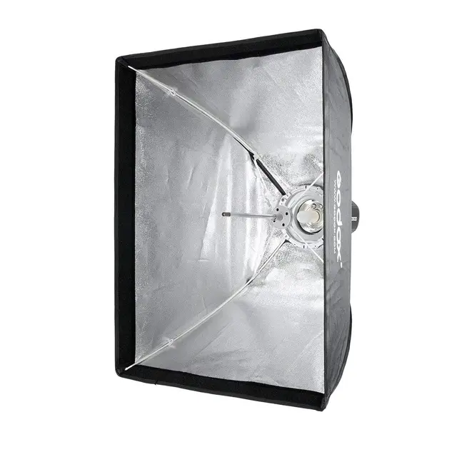 Godox Umbrella Softbox 80x120cm Bowens feste, Velco Grid Paraplyfunksjon 