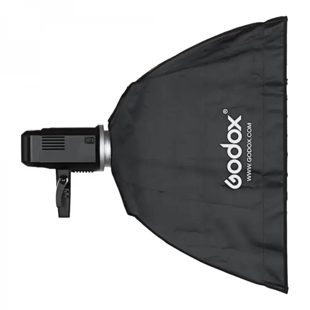 Godox Umbrella Softbox 50x70cm Bowens feste, Velco Grid Paraplyfunksjon 