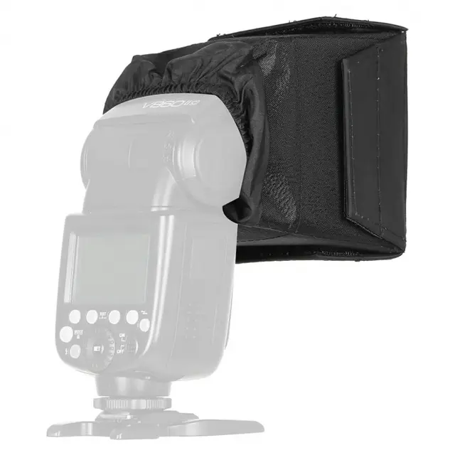 Godox Speedlite Softbox 10x10cm Mini sammenleggbar softboks Speedlite 