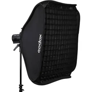 Godox Speedlite Softbox 80x80cm Grid Bowens mount. S-2 bracket. m/Bag+Grid