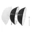 Godox Parabolic Umbrella 85-165 cm. Sølv/Hvit/Transparent