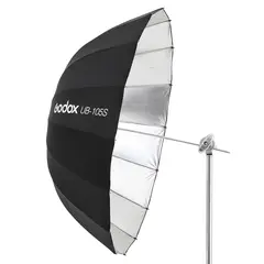 Godox Parabolic Umbrella UB-105S Silver Paraply, Sølv 105cm Deep utgave
