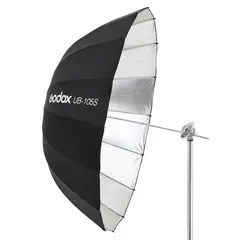Godox Parabolic Umbrella UB-105S Silver Paraply, S&#248;lv 105cm Deep utgave