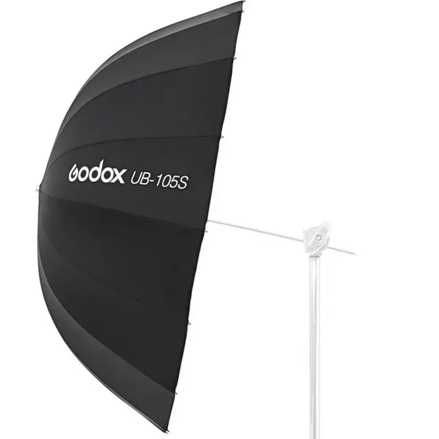 Godox 105cm Deep Umbrella Black&Silver Parabolic
