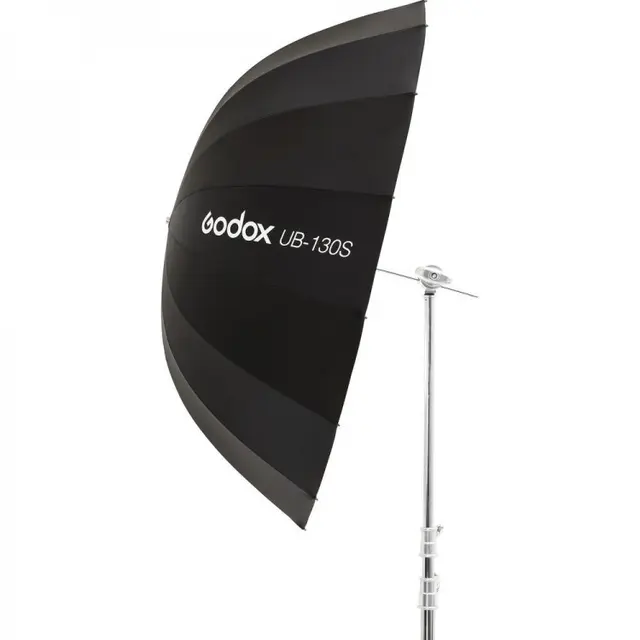 Godox Parabolic Umbrella UB-130S Silver Paraply Sølv Deep utgave 130cm 