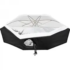 Godox Umbrella Transulent UBL-085T Hvit transparent paraply 85cm Back Bounc