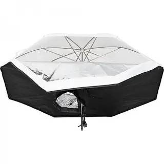 Godox Umbrella Transulent UBL-085T Hvit transparent paraply 85cm Back Bounc