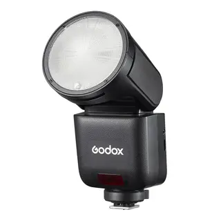 Godox Speedlite V1 Mid Fujifilm TTL Kamerablits med rundt hode