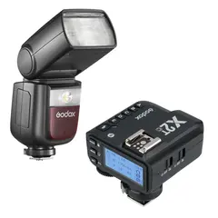 Godox V860III Canon X2 Trigger KIT Speedliteblits inkl X2 radioutløser