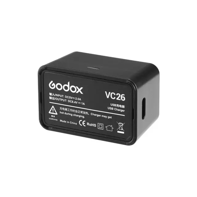 Godox VC-26 Lader for V1 Batteri 