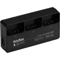 Godox VC26T Multi-Battery Charger for V1 Plass til å lade 3stk VB26 batterier